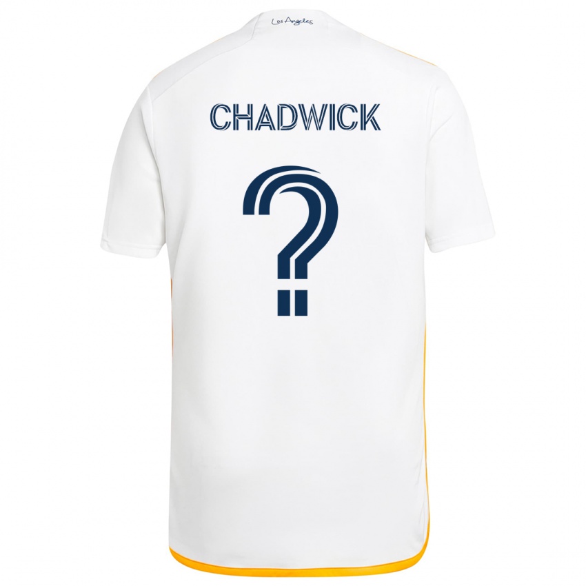 Criança Camisola Edward Chadwick #0 Branco Amarelo Principal 2024/25 Camisa Brasil