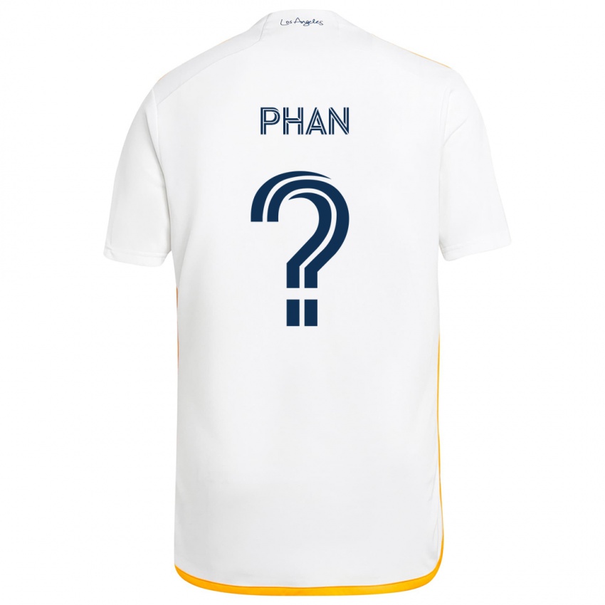 Criança Camisola Brett Phan #0 Branco Amarelo Principal 2024/25 Camisa Brasil