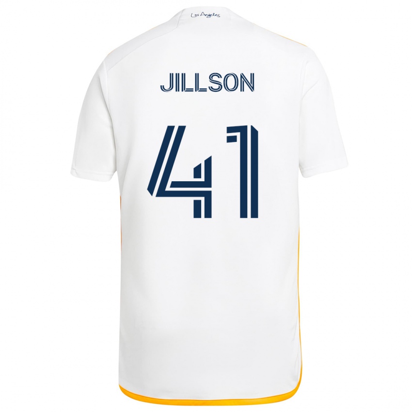 Criança Camisola Simon Jillson #41 Branco Amarelo Principal 2024/25 Camisa Brasil