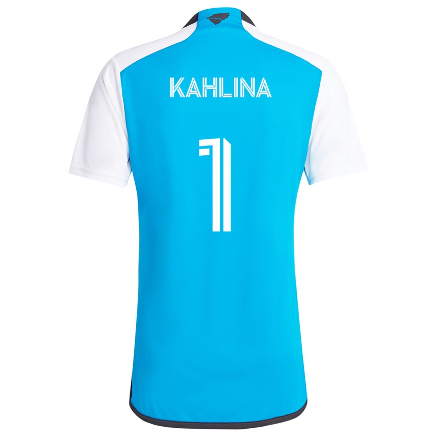 Criança Camisola Kristijan Kahlina #1 Branco Azulado Principal 2024/25 Camisa Brasil