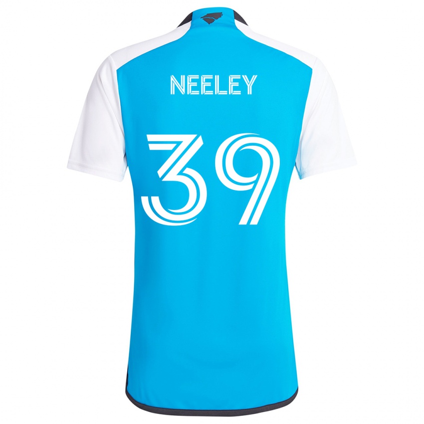 Criança Camisola Jack Neeley #39 Branco Azulado Principal 2024/25 Camisa Brasil