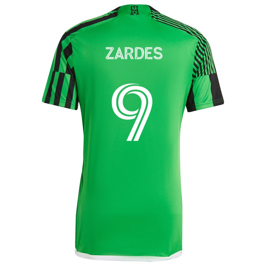 Criança Camisola Gyasi Zardes #9 Verde Preto Principal 2024/25 Camisa Brasil