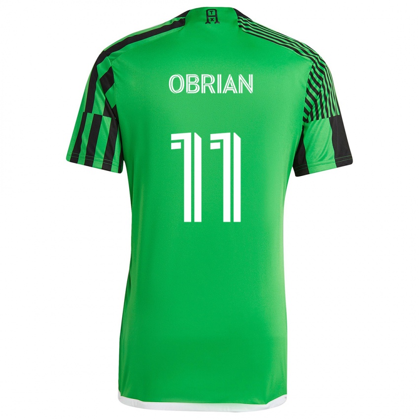 Criança Camisola Jáder Obrian #11 Verde Preto Principal 2024/25 Camisa Brasil