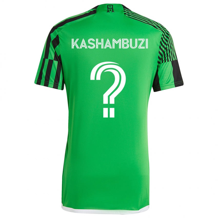 Criança Camisola Nick Kashambuzi #0 Verde Preto Principal 2024/25 Camisa Brasil