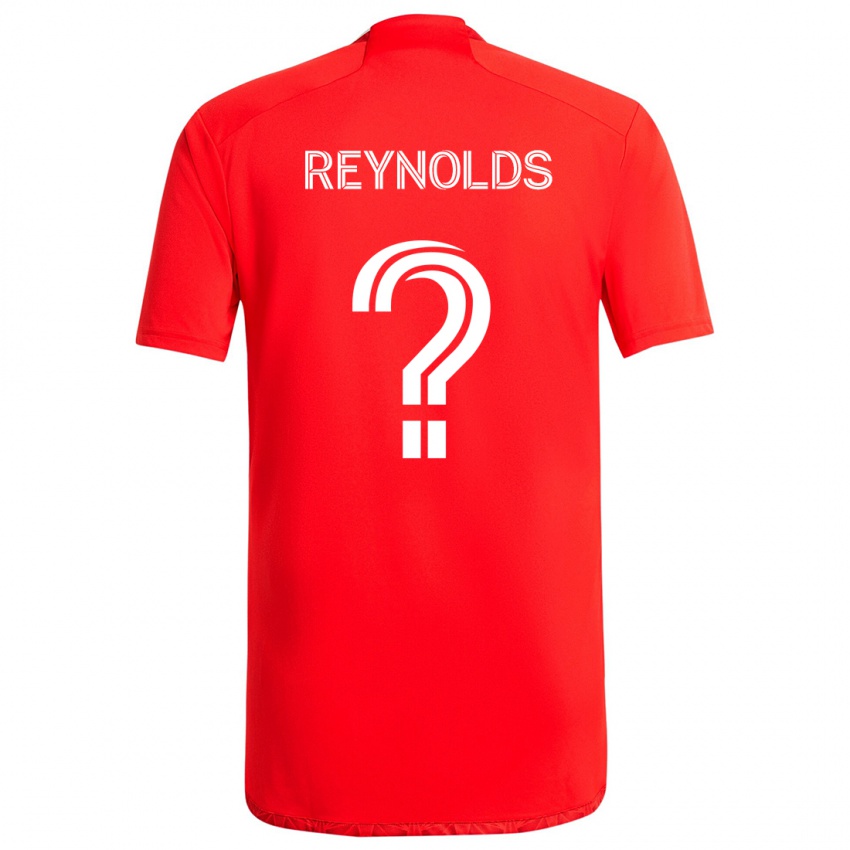 Criança Camisola Justin Reynolds #0 Vermelho Branco Principal 2024/25 Camisa Brasil