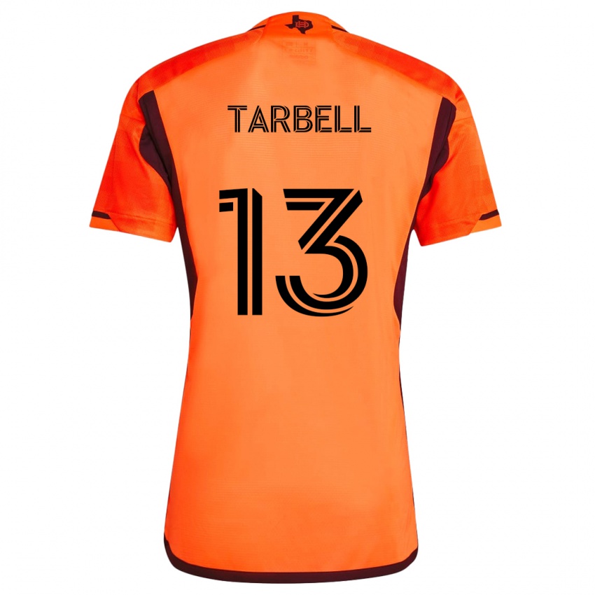 Criança Camisola Andrew Tarbell #13 Laranja Preto Principal 2024/25 Camisa Brasil