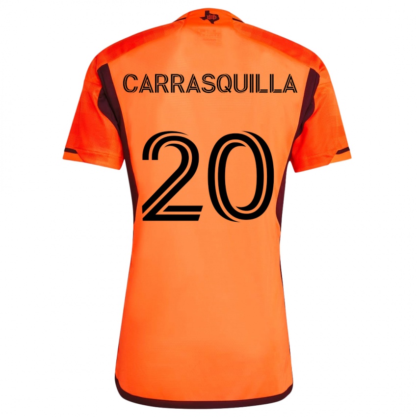 Criança Camisola Adalberto Carrasquilla #20 Laranja Preto Principal 2024/25 Camisa Brasil