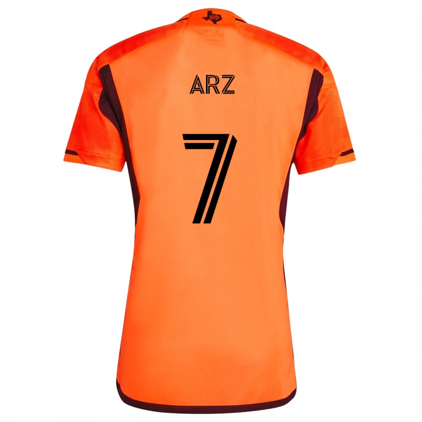 Criança Camisola Exon Arzú #7 Laranja Preto Principal 2024/25 Camisa Brasil