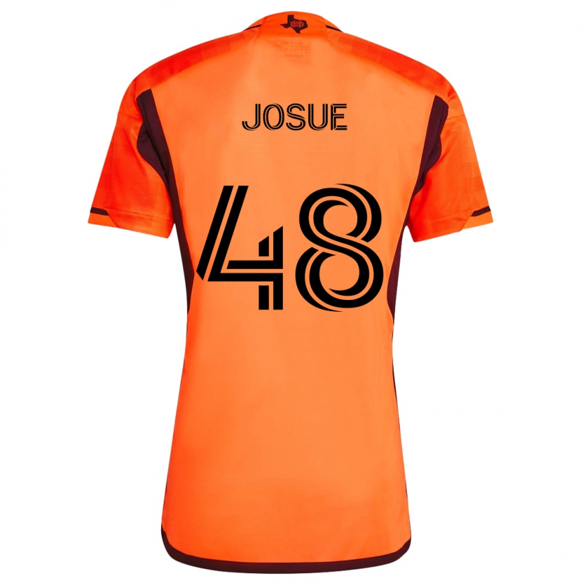 Criança Camisola Josué #48 Laranja Preto Principal 2024/25 Camisa Brasil