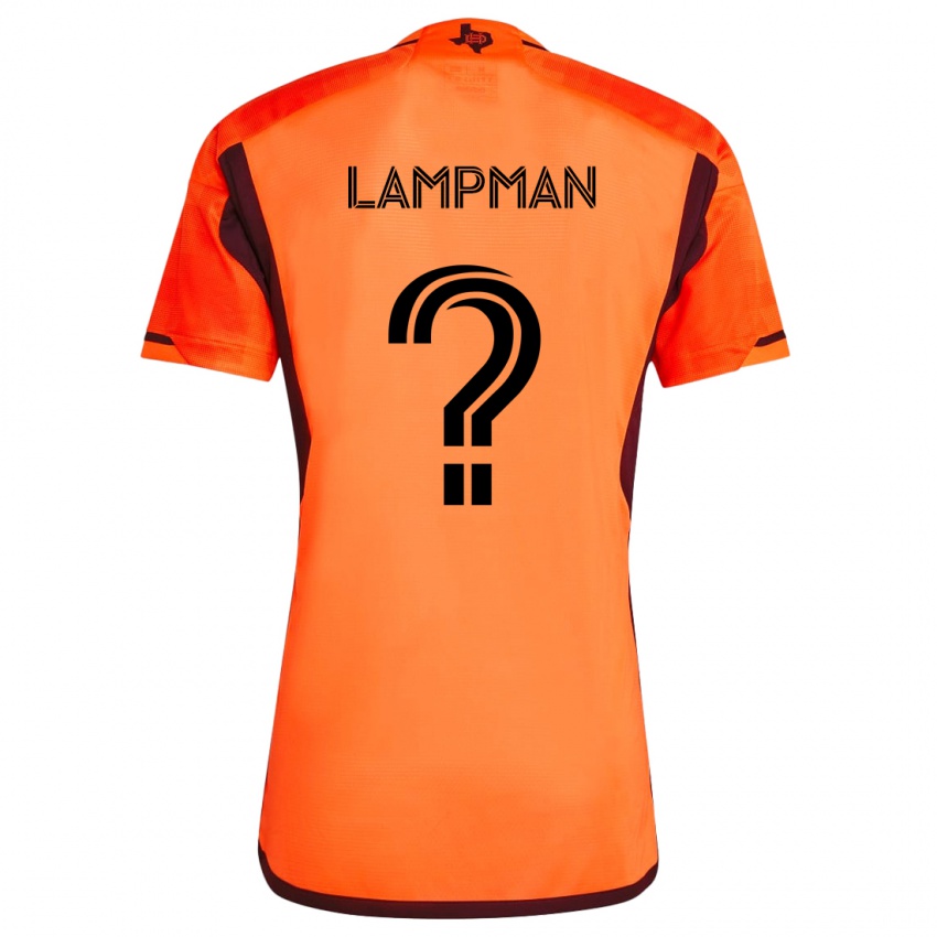 Criança Camisola Tate Lampman #0 Laranja Preto Principal 2024/25 Camisa Brasil