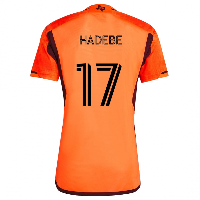 Criança Camisola Teenage Hadebe #17 Laranja Preto Principal 2024/25 Camisa Brasil