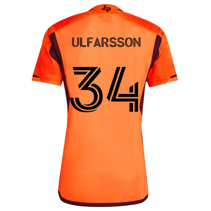 Criança Camisola Thor Úlfarsson #34 Laranja Preto Principal 2024/25 Camisa Brasil