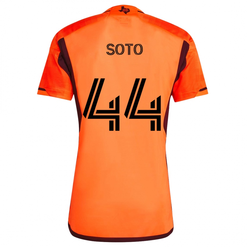 Criança Camisola Ezekiel Soto #44 Laranja Preto Principal 2024/25 Camisa Brasil