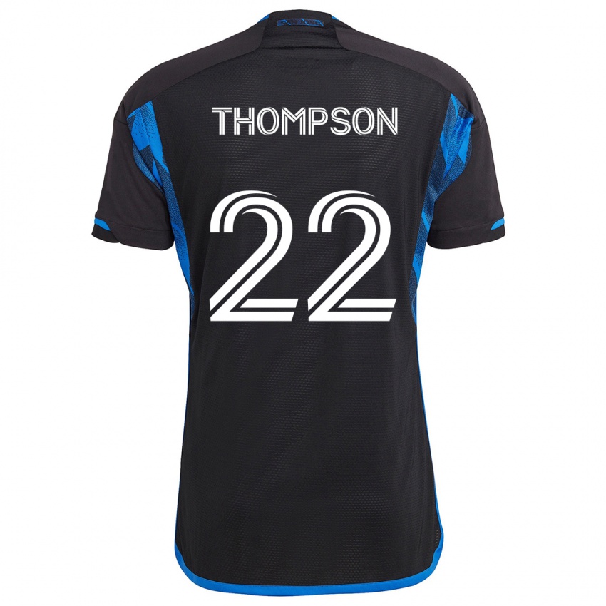 Criança Camisola Tommy Thompson #22 Azul Preto Principal 2024/25 Camisa Brasil