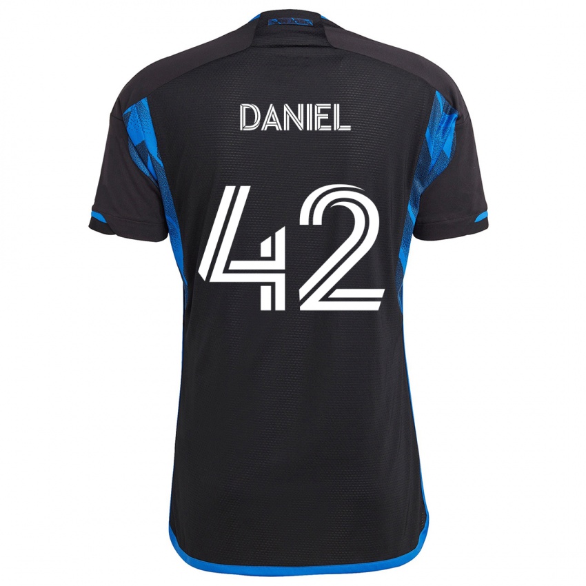 Criança Camisola Daniel #42 Azul Preto Principal 2024/25 Camisa Brasil