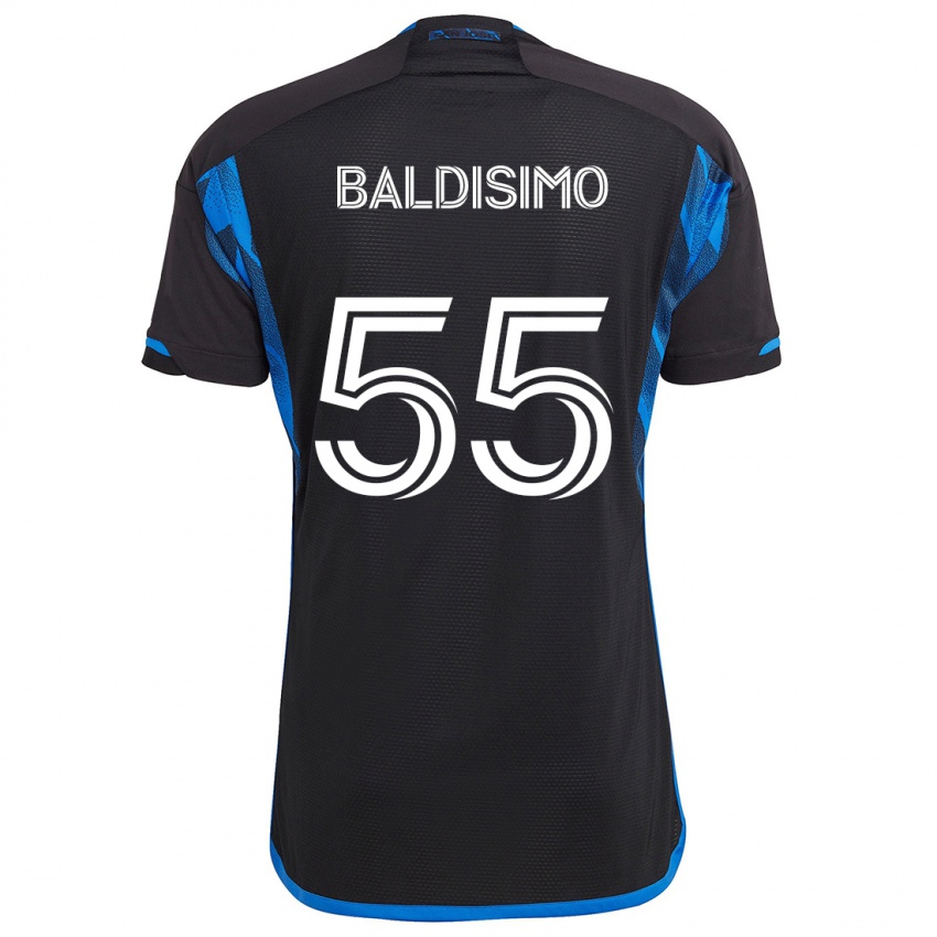 Criança Camisola Michael Baldisimo #55 Azul Preto Principal 2024/25 Camisa Brasil