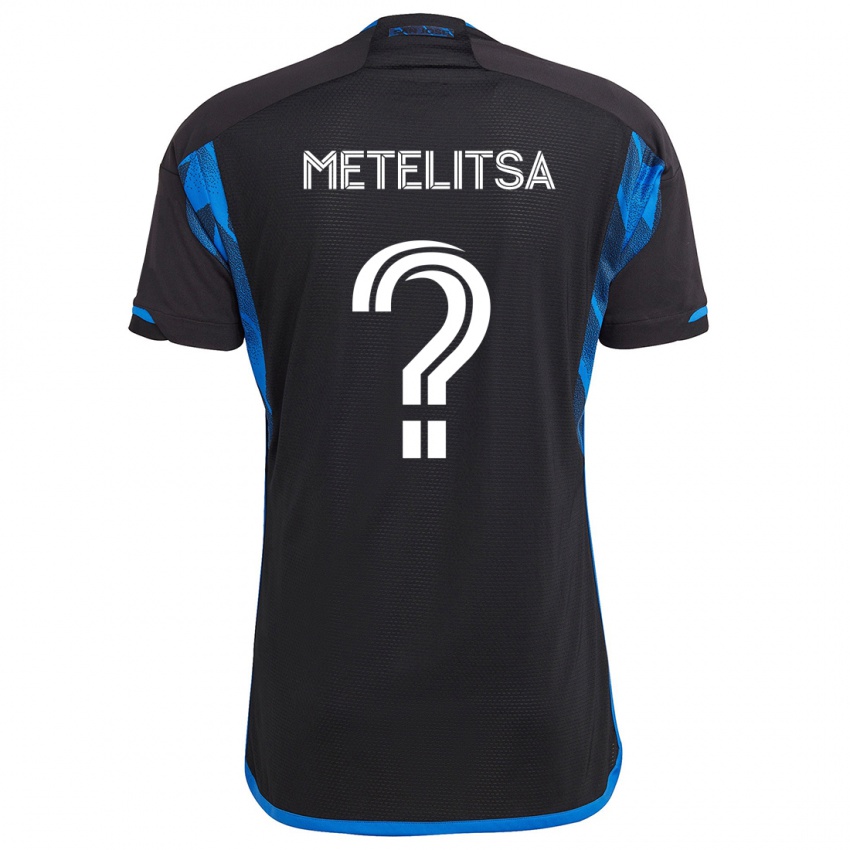 Criança Camisola Christian Metelitsa #0 Azul Preto Principal 2024/25 Camisa Brasil