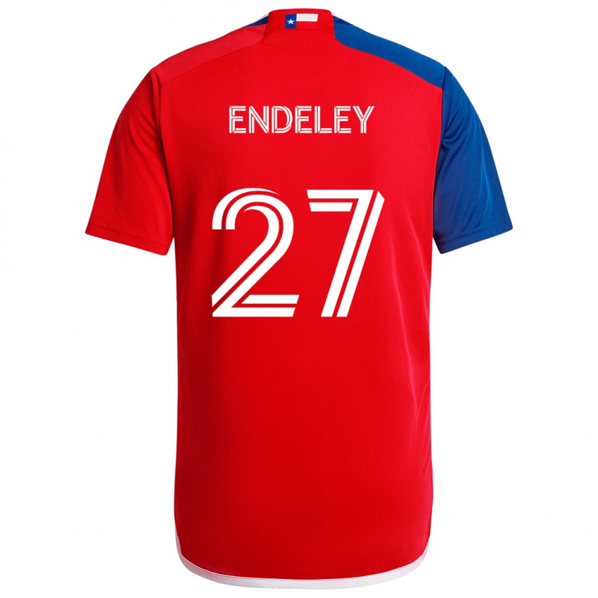 Criança Camisola Herbert Endeley #27 Azul Vermelho Principal 2024/25 Camisa Brasil