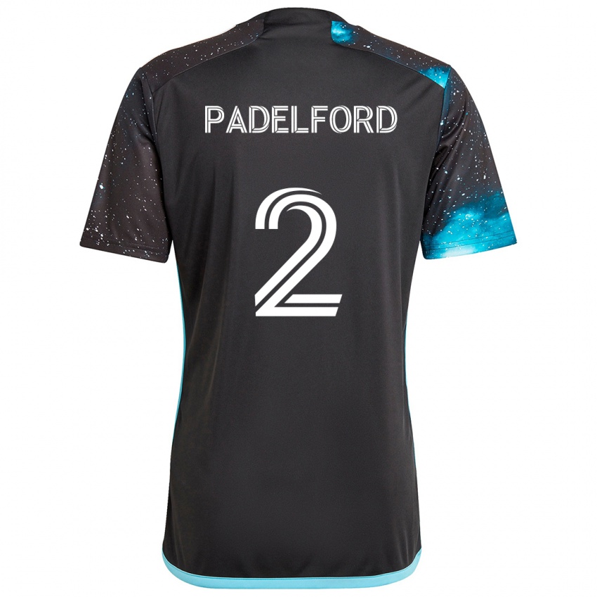 Criança Camisola Devin Padelford #2 Preto Azul Principal 2024/25 Camisa Brasil