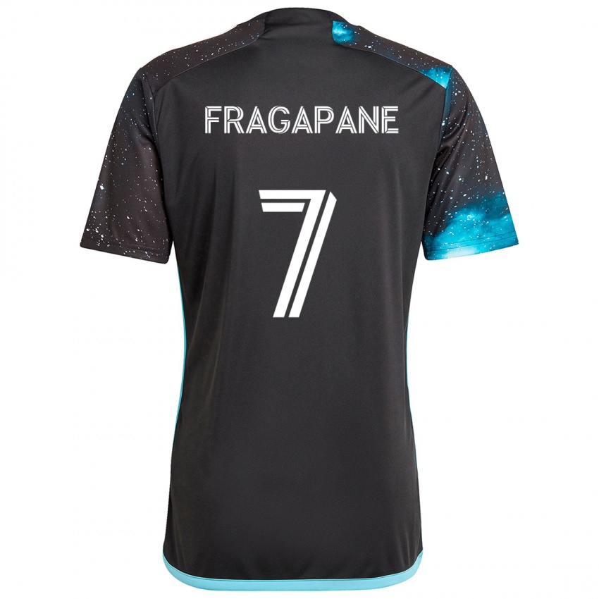 Criança Camisola Franco Fragapane #7 Preto Azul Principal 2024/25 Camisa Brasil