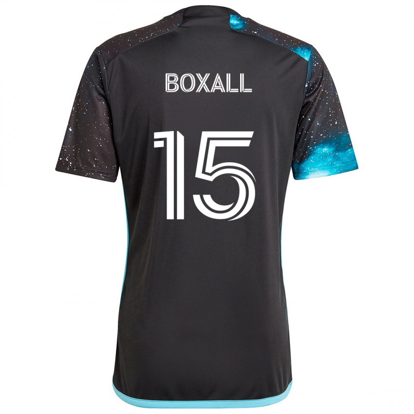 Criança Camisola Michael Boxall #15 Preto Azul Principal 2024/25 Camisa Brasil