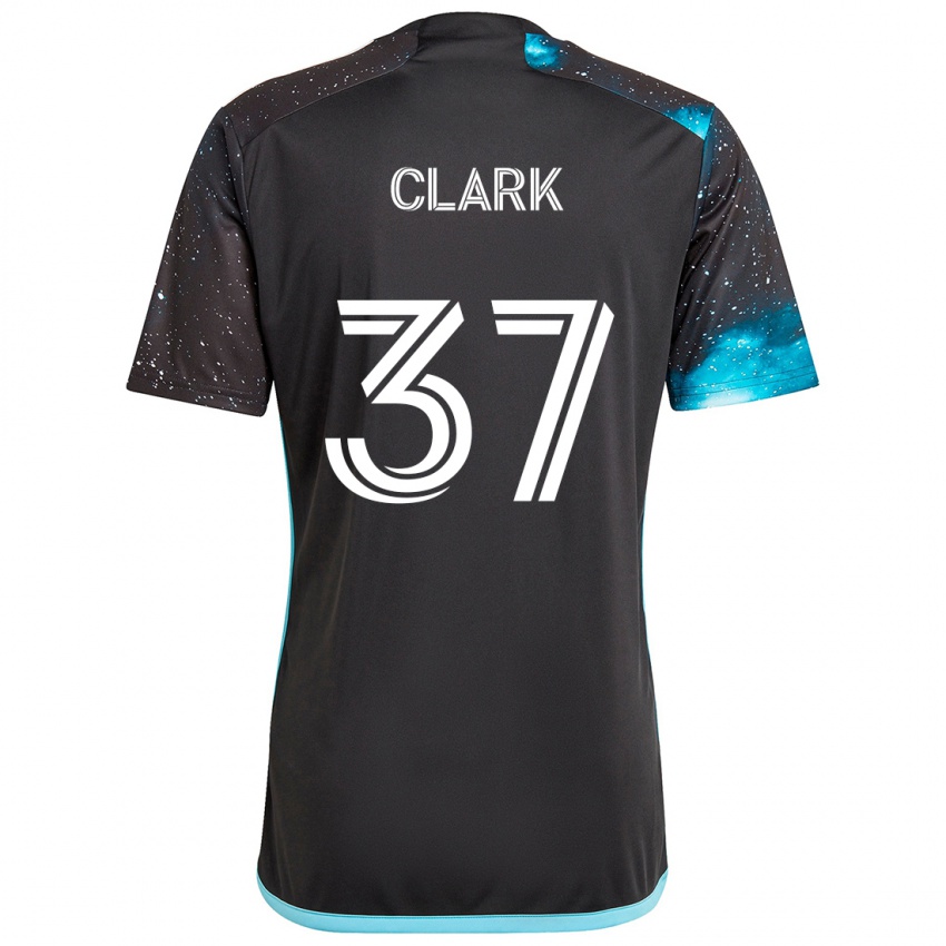 Criança Camisola Caden Clark #37 Preto Azul Principal 2024/25 Camisa Brasil