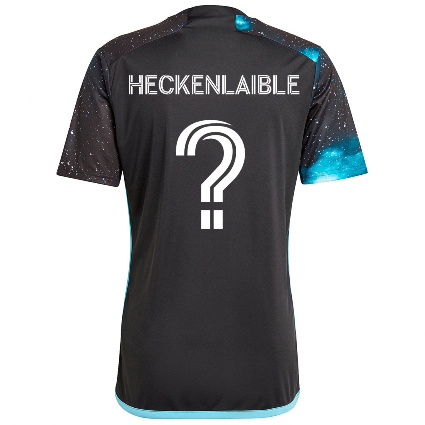 Criança Camisola Andrew Heckenlaible #0 Preto Azul Principal 2024/25 Camisa Brasil