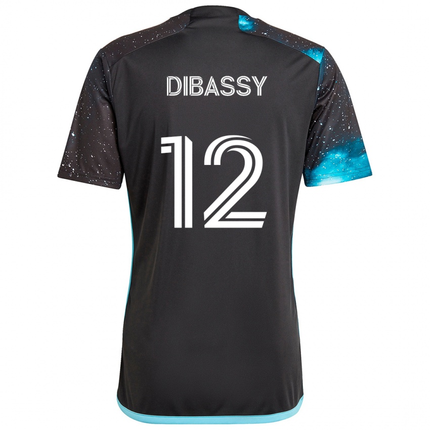 Criança Camisola Bakaye Dibassy #12 Preto Azul Principal 2024/25 Camisa Brasil