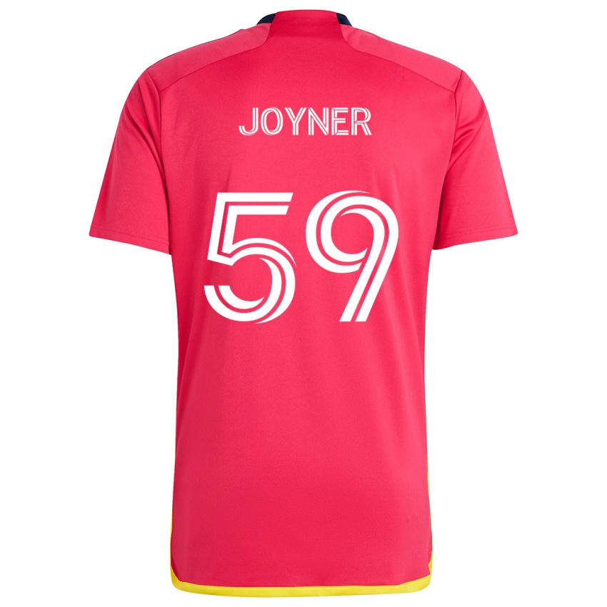 Criança Camisola Mykhi Joyner #59 Vermelho Azul Principal 2024/25 Camisa Brasil