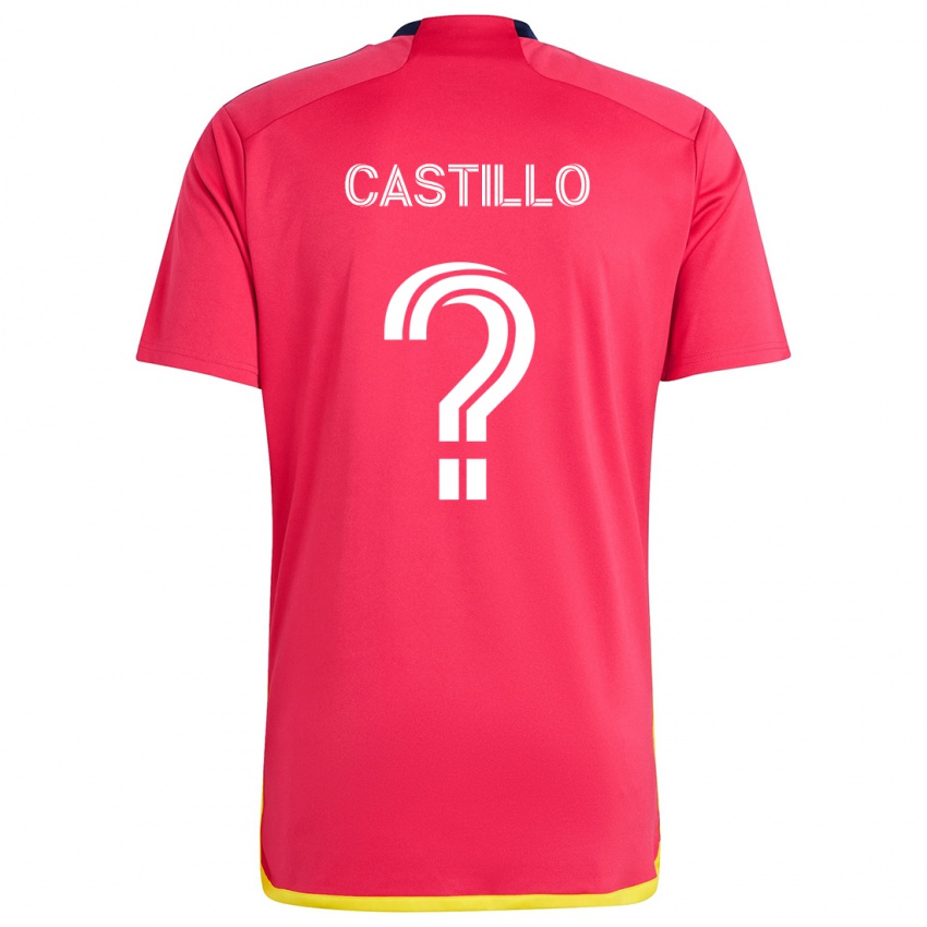 Criança Camisola Jayson Castillo #0 Vermelho Azul Principal 2024/25 Camisa Brasil