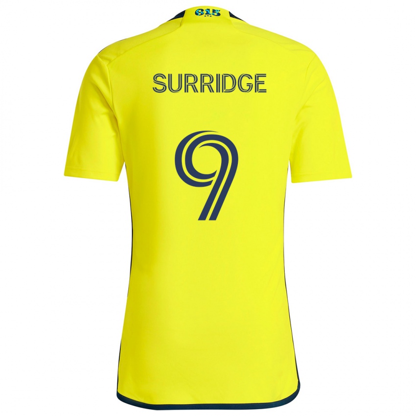 Criança Camisola Sam Surridge #9 Amarelo Azul Principal 2024/25 Camisa Brasil