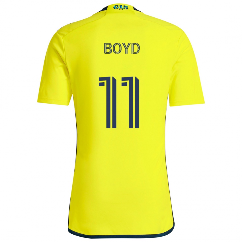 Criança Camisola Tyler Boyd #11 Amarelo Azul Principal 2024/25 Camisa Brasil