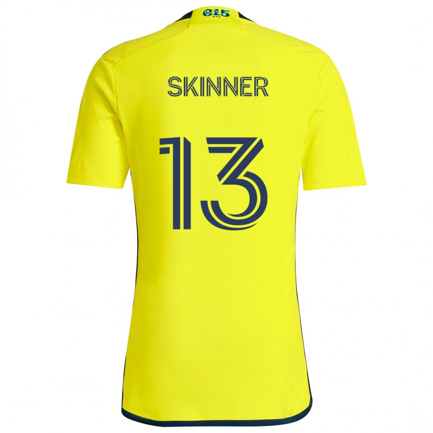 Criança Camisola Joey Skinner #13 Amarelo Azul Principal 2024/25 Camisa Brasil