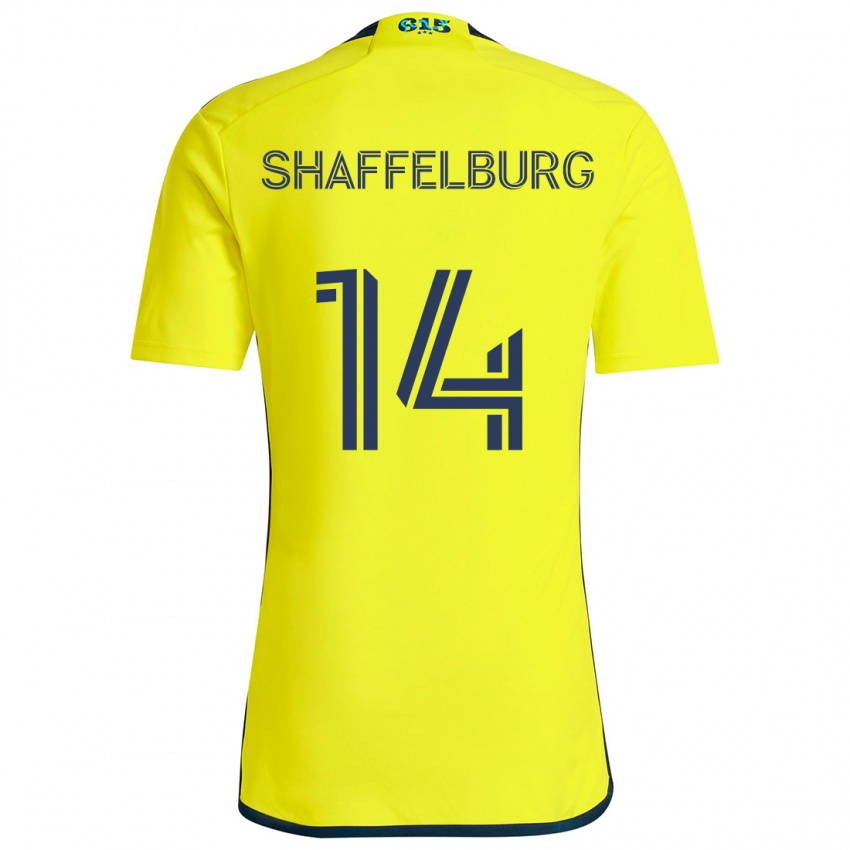 Criança Camisola Jacob Shaffelburg #14 Amarelo Azul Principal 2024/25 Camisa Brasil