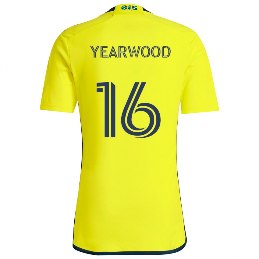 Criança Camisola Dru Yearwood #16 Amarelo Azul Principal 2024/25 Camisa Brasil