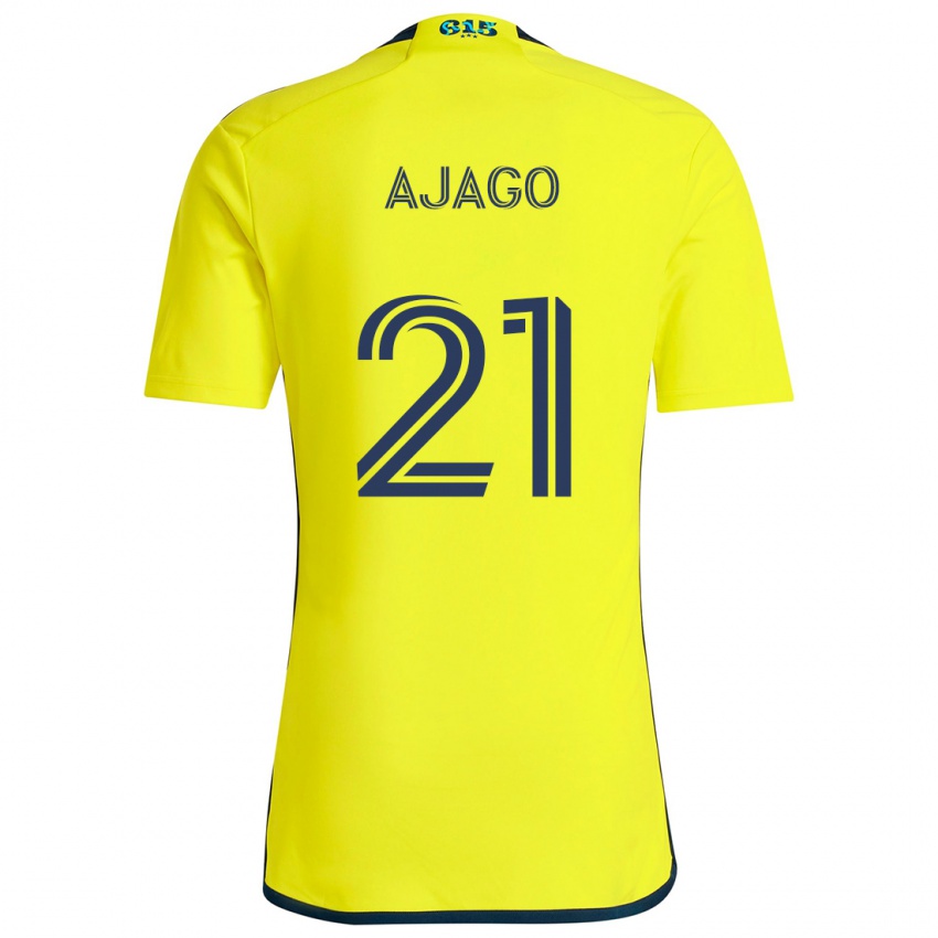 Criança Camisola Forster Ajago #21 Amarelo Azul Principal 2024/25 Camisa Brasil