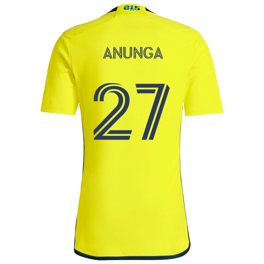 Criança Camisola Tah Anunga #27 Amarelo Azul Principal 2024/25 Camisa Brasil