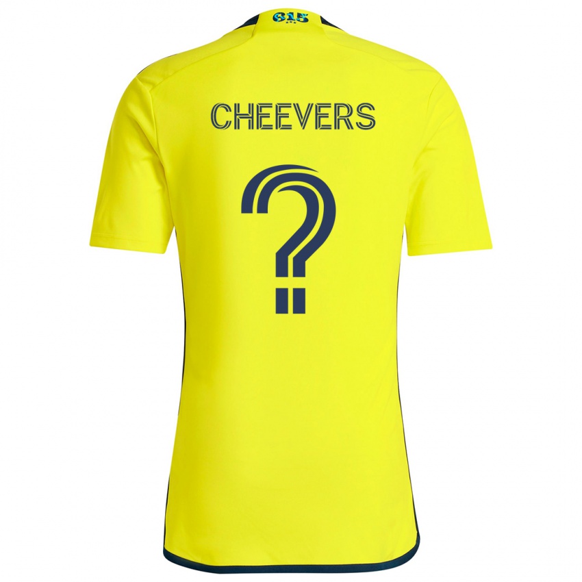 Criança Camisola Scott Cheevers #0 Amarelo Azul Principal 2024/25 Camisa Brasil