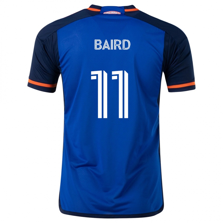 Criança Camisola Corey Baird #11 Branco Azulado Principal 2024/25 Camisa Brasil