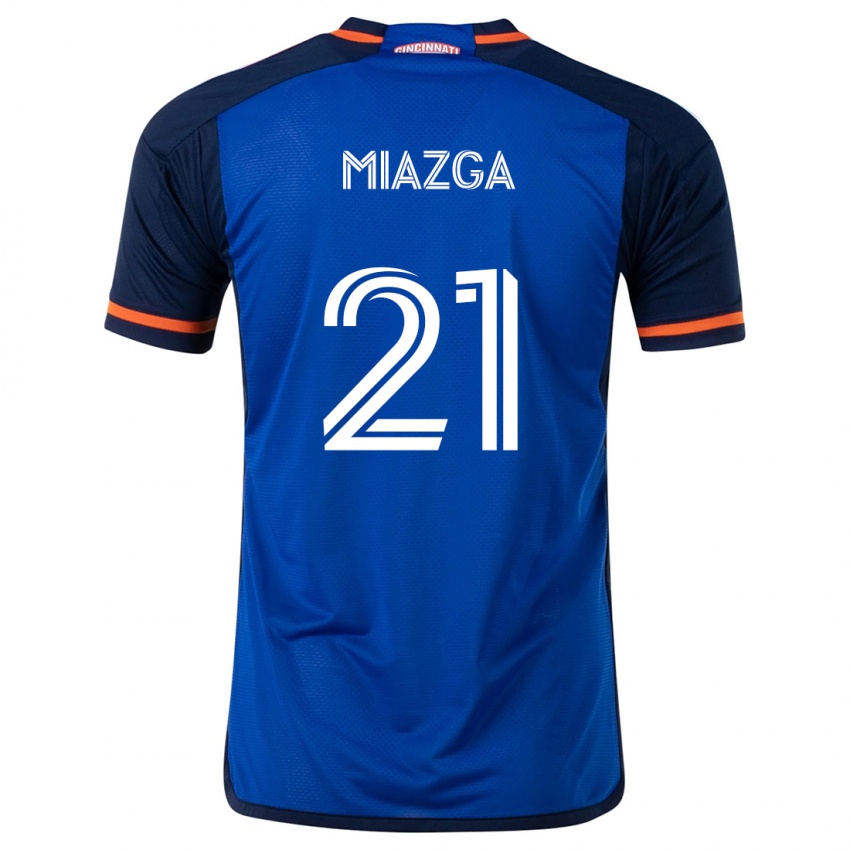 Criança Camisola Matt Miazga #21 Branco Azulado Principal 2024/25 Camisa Brasil