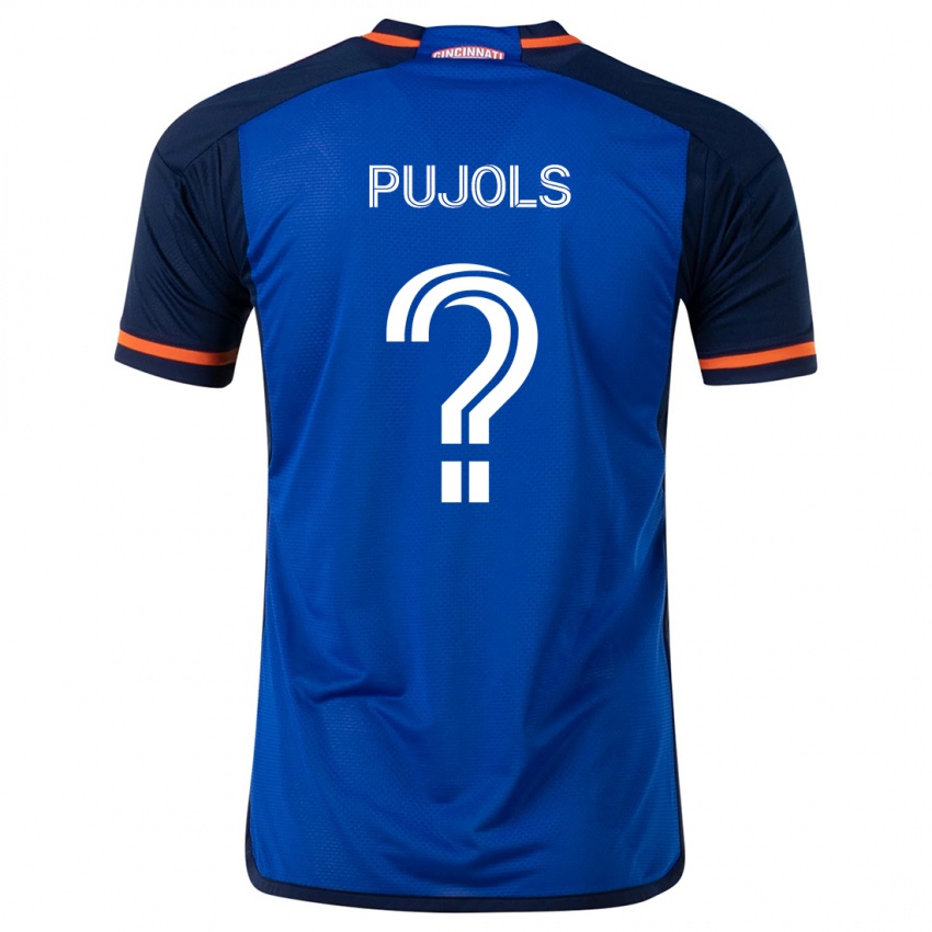 Criança Camisola Pablo Pujols #0 Branco Azulado Principal 2024/25 Camisa Brasil