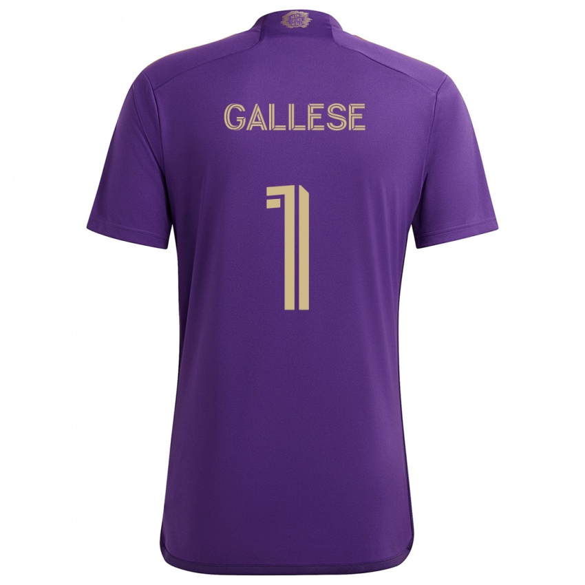 Criança Camisola Pedro Gallese #1 Roxo Amarelo Principal 2024/25 Camisa Brasil