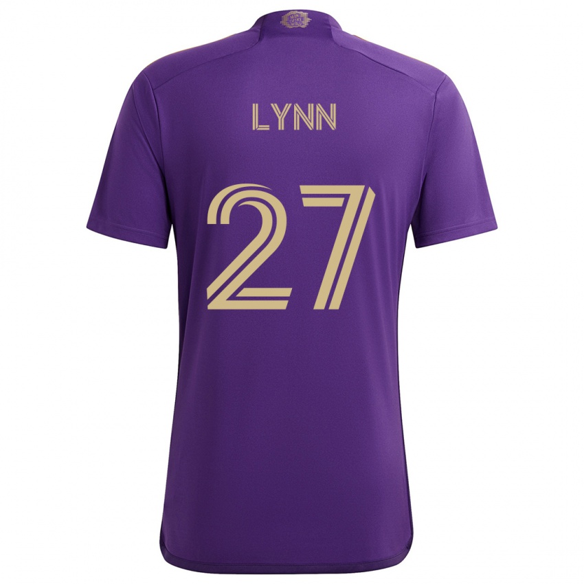 Criança Camisola Jack Lynn #27 Roxo Amarelo Principal 2024/25 Camisa Brasil