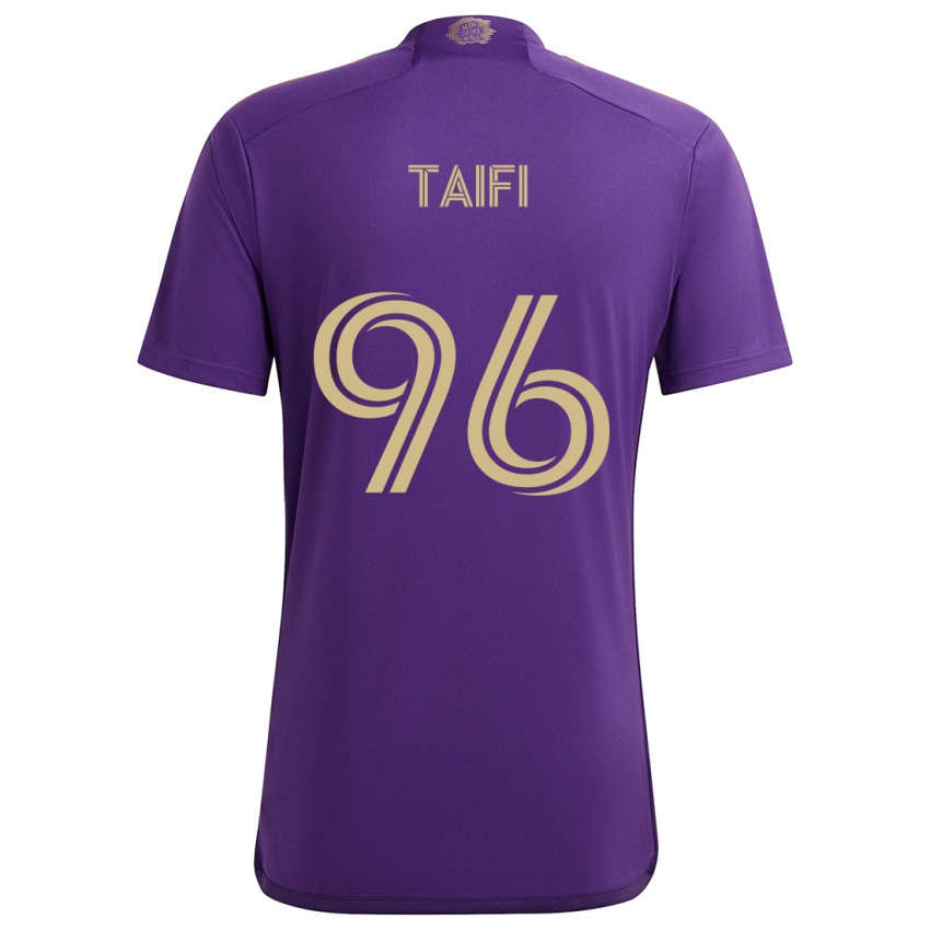 Criança Camisola Zakaria Taifi #96 Roxo Amarelo Principal 2024/25 Camisa Brasil