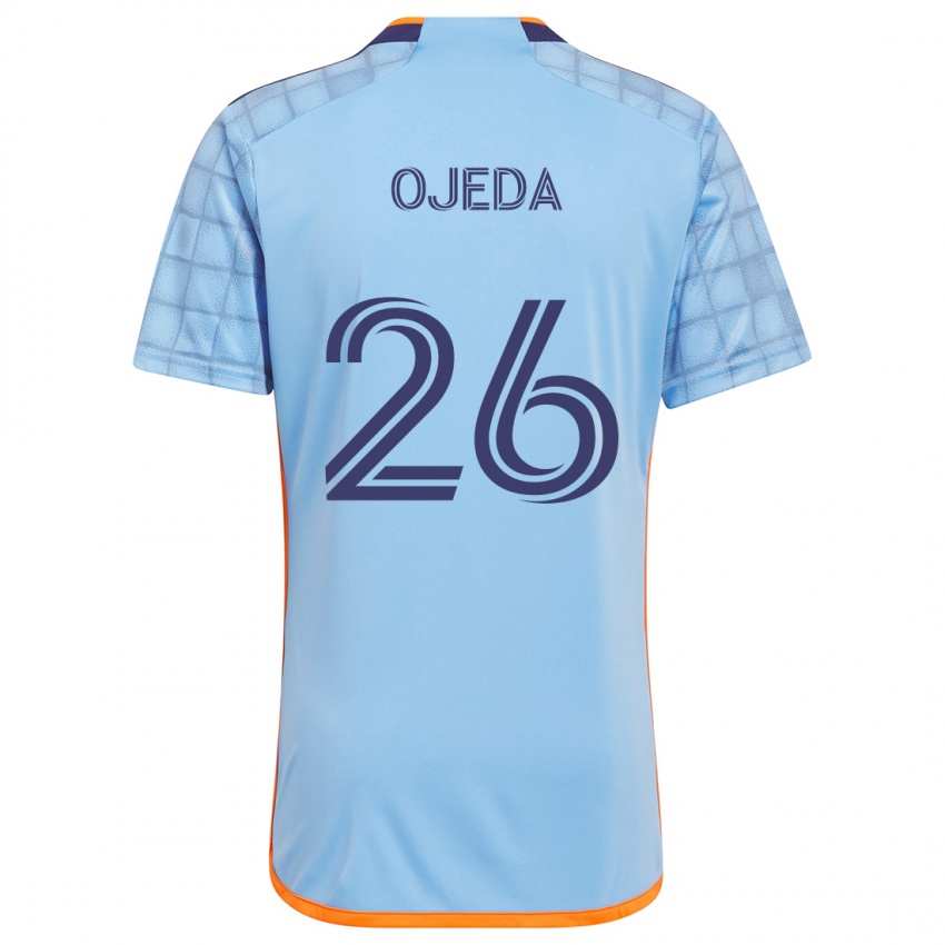 Criança Camisola Agustín Ojeda #26 Azul Laranja Principal 2024/25 Camisa Brasil