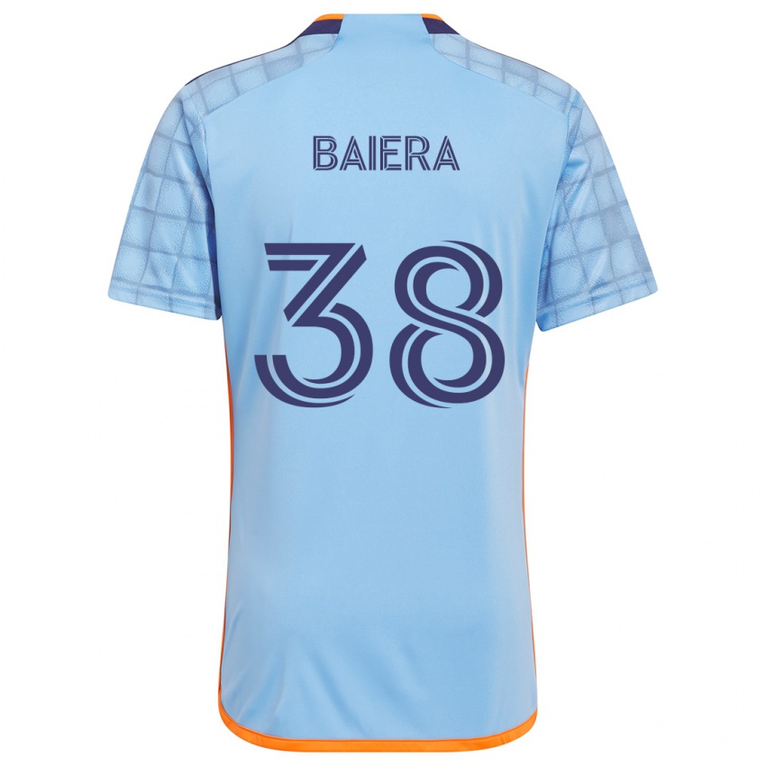 Criança Camisola Drew Baiera #38 Azul Laranja Principal 2024/25 Camisa Brasil