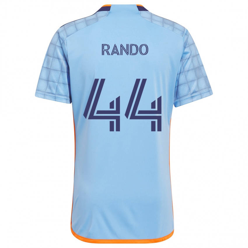 Criança Camisola Alex Rando #44 Azul Laranja Principal 2024/25 Camisa Brasil