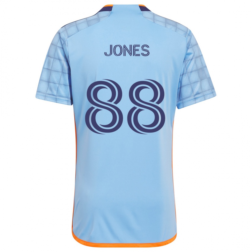 Criança Camisola Malachi Jones #88 Azul Laranja Principal 2024/25 Camisa Brasil