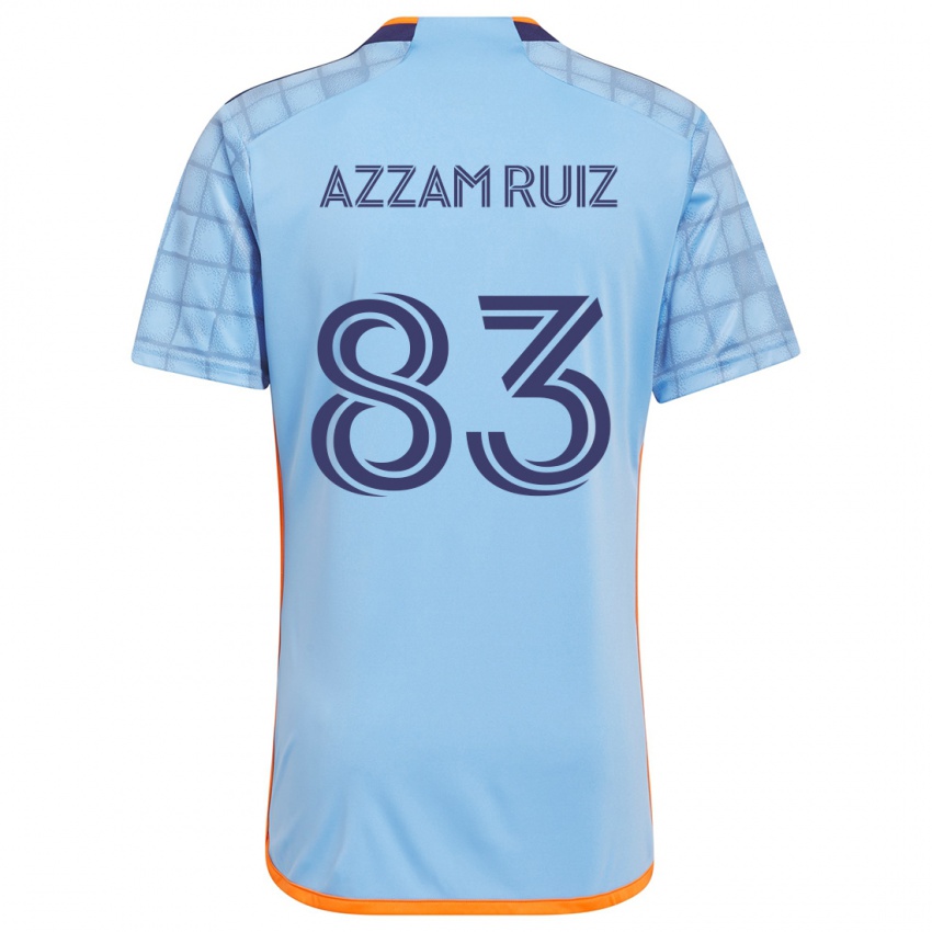 Criança Camisola Camil Azzam Ruiz #83 Azul Laranja Principal 2024/25 Camisa Brasil