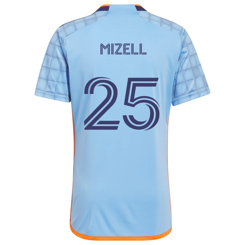 Criança Camisola Cody Mizell #25 Azul Laranja Principal 2024/25 Camisa Brasil